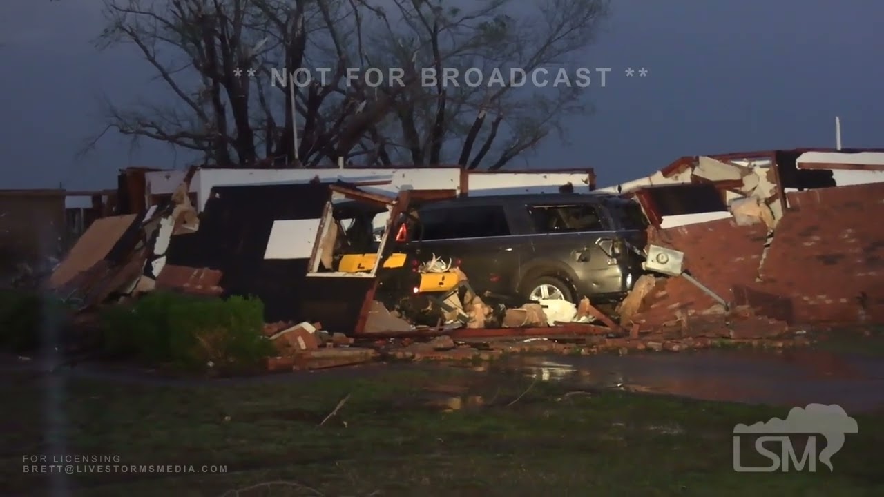 04-19-2023 Cole, OK  - Tornado destroys multiple homes & structures