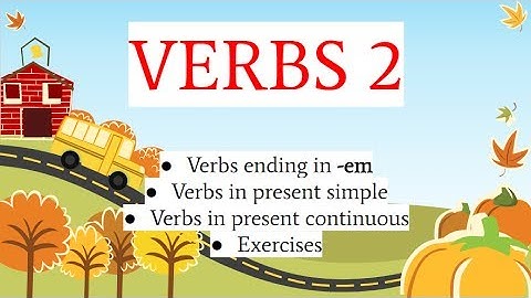 Verbs in present indicative (part 2) | Learn Albanian Online