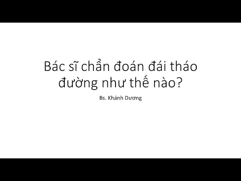 Video: Chẩn đoán DD là gì?