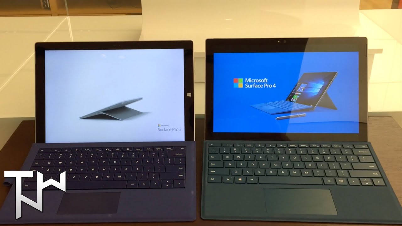 Surface Pro 4 Vs Pro 3