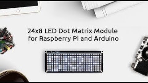 SunFounder 24x8 LED Dot Matrix Module-Emo