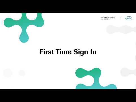 RocheDiabetes Care Platform: First time sign-in