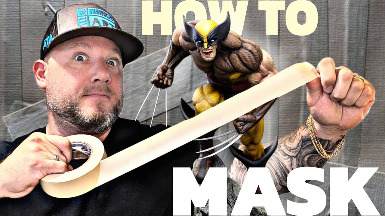 3 Professional Methods for Masking 3D Prints - Tamiya Tape, Liquid Mask & Silly Putty Guide