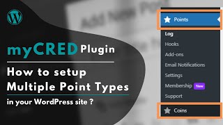 myCRED Plugin Setup | How to setup Multiple Point Types in your WordPress | Gamification |
