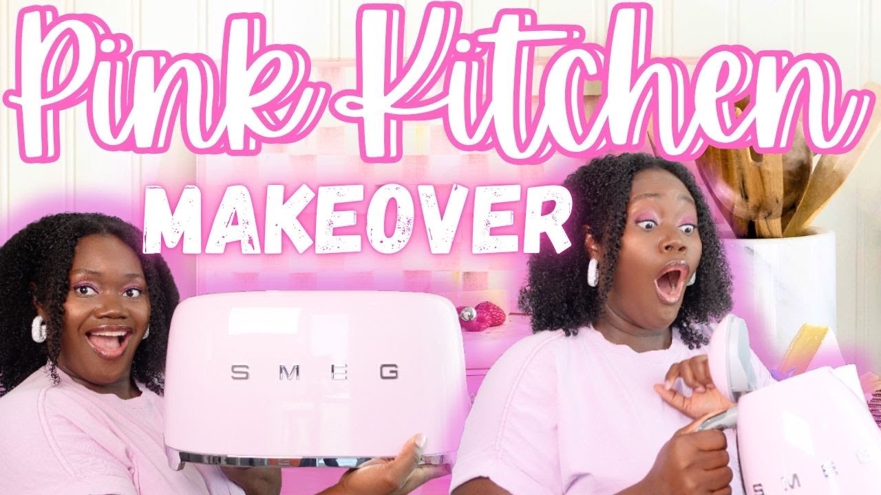 PINK KITCHEN MAKEOVER