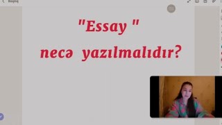 Essay izahi 1.Essay necə yazmalı?????? Esse quruluşu barədə hər şey #magistratura