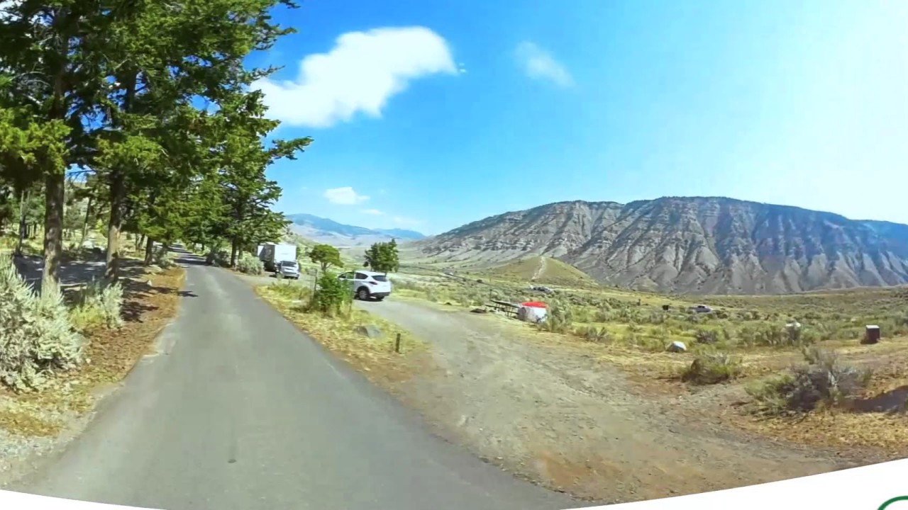 Mammoth Campground Yellowstone National Park 360 Video Virtual Reality