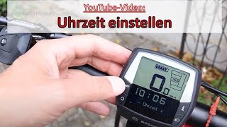 Bosch Intuvia Uhr einstellen - Pedelec Sommerzeit Winterzeit umstellen - E-Bike Display