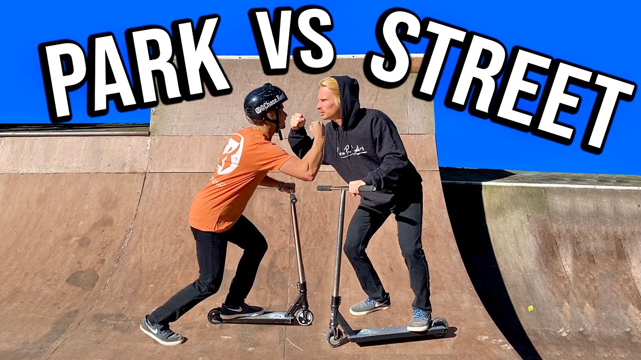 GAME OF SCOOT PARK VS STREET