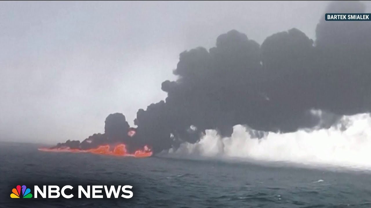 Ship carrying cyanide crashes into U.S. oil tanker off English coast