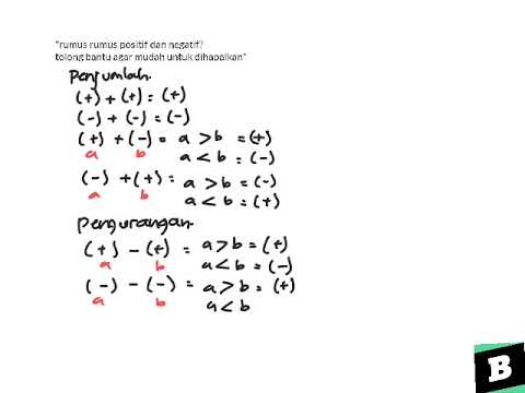 Rumus Rumus Positif Dan Negatif Youtube