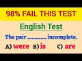 98% Fail This Test | English Grammar Challenge
