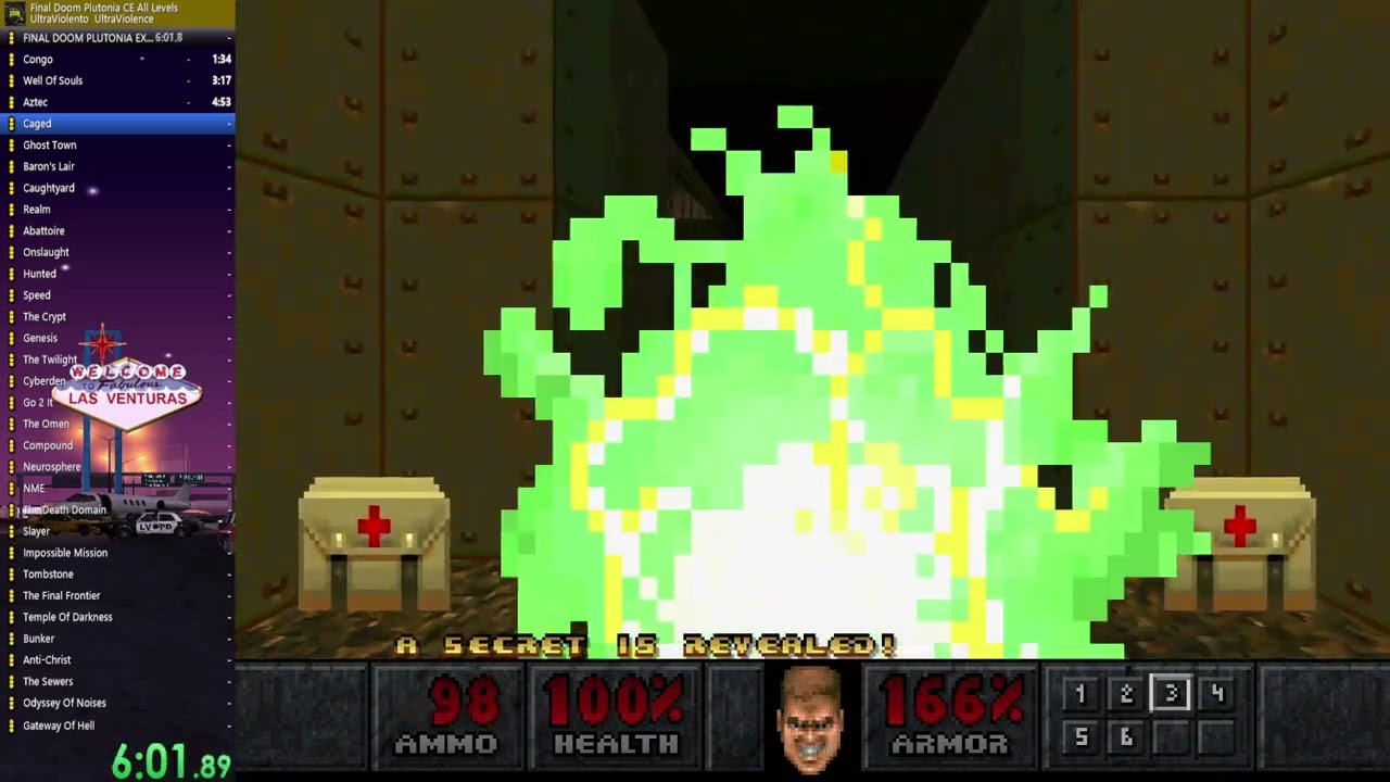 Final Doom Plutonia With PC Maps/ All Levels PSX CE UltraViolence Speedrun in 