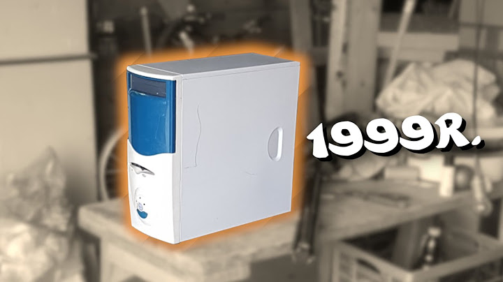 Rozkręcam na części komputer z 1999r.