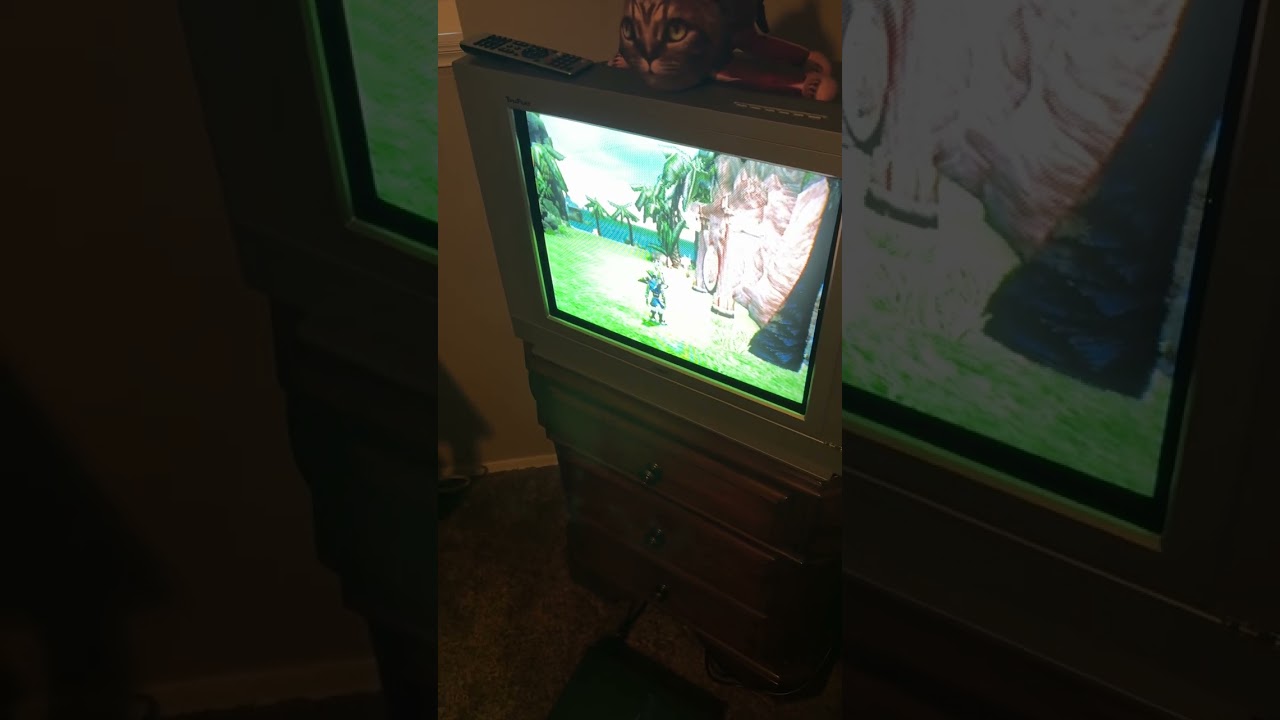 I the Fixed Black Bars on My CRT TV #gaming #games  #shorts