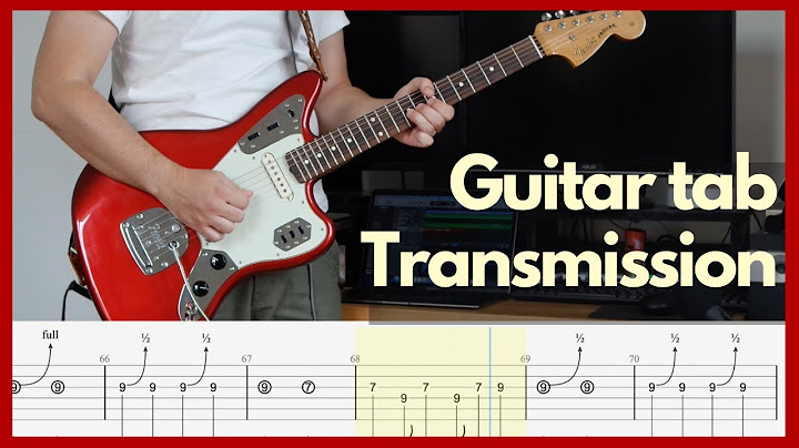 Transmission Guitar version - Guitar performance video thumbnail