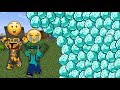 WE WIN 1,000,000 DIAMONDS IN MINECRAFT!! MARK FRIENDLY ZOMBIE CHALLENGES!! Minecraft Mods