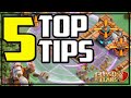 5 TOP Tips to MASSIVE Capital Gold in Clash of Clans