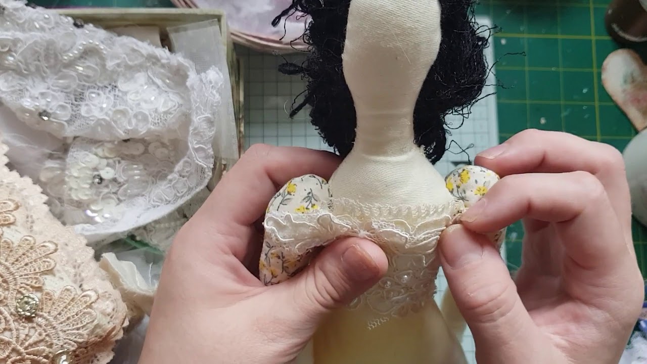Step 17 into making a tilda doll