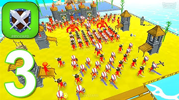 Clash Commander My Mini Army - Gameplay Walkthrough Part 3 Stickman War Army Commander (Android)