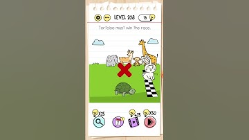 Brain Test : Tricky Puzzles | Level 208 Walkthrough Solutions | ( WITH EXPLANATIONS)