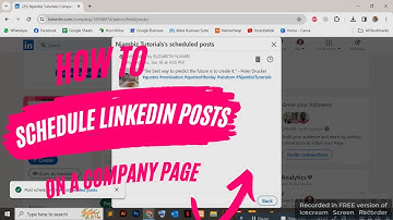 How to schedule posts on LinkedIn for a company page in 2024 | LinkedIn Tutorials