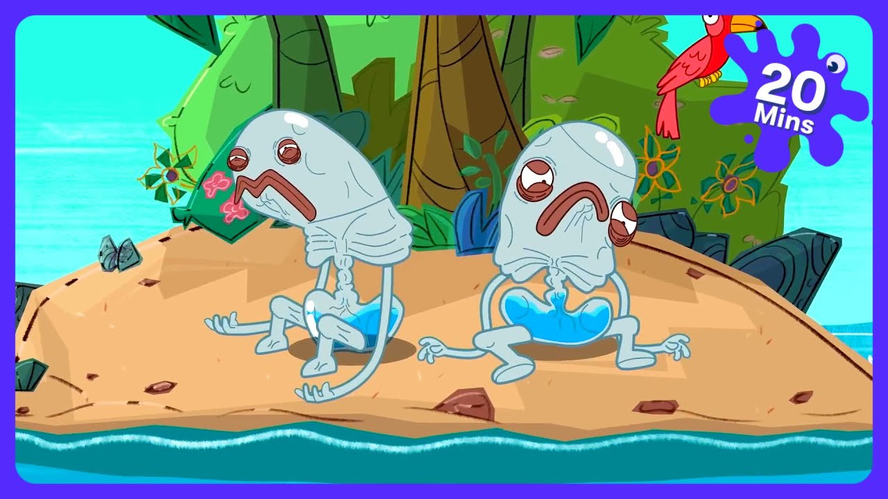 Hydro and Fluid - ניצול על אי בודד! | WildBrain יְלָדִים | WildBrain יְלָדִים