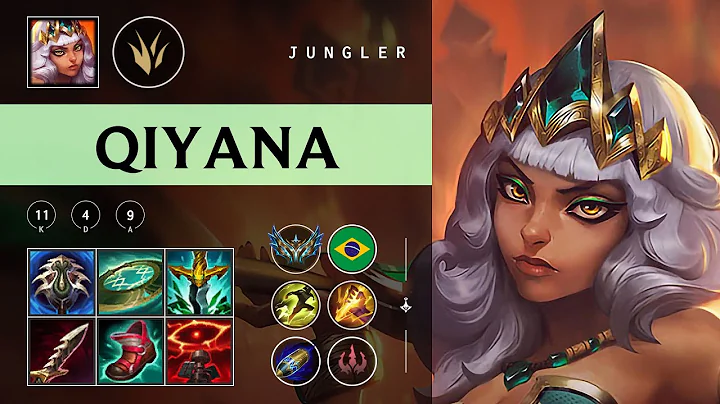 Qiyana Jungle vs Jayce - BR Challenger Patch 25.23