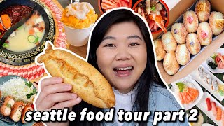 What to Eat in SEATTLE! Seattle Food Tour Part 2 2022