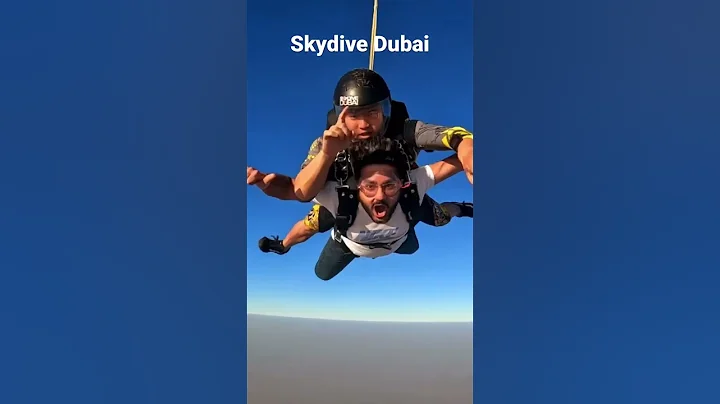 Skydive Dubai!! An unforgettable experience!!! #shorts