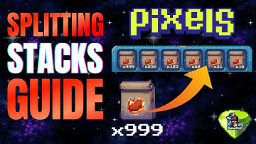 Pixels Pro Tip: Split Stacks FAST in Your Inventory (SHIFT + Right Click!)