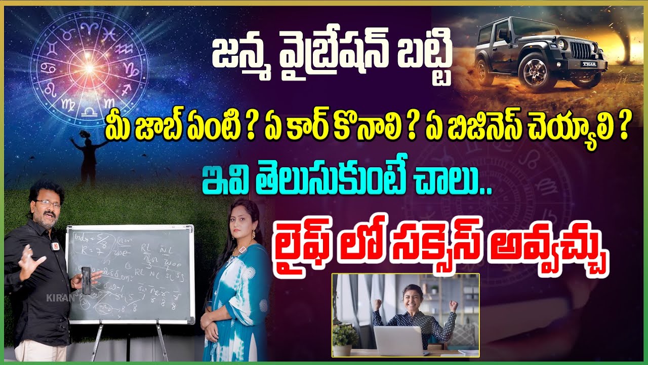 జన్మ వైబ్రేషన్ తెలుసుకుంటే మనకు నచ్చిన విధంగా మార్చుకోవచ్చు || Nivvaas Valmeeke| Kiran TV Bhakthi