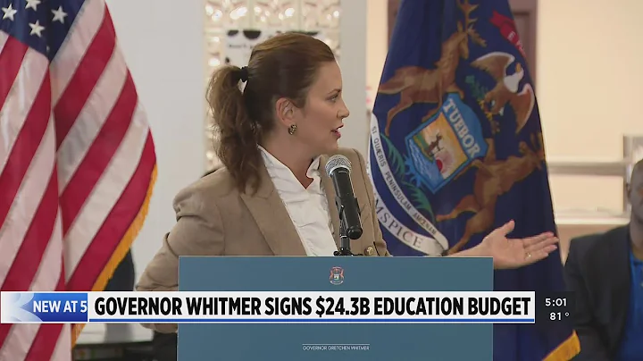 Gov. Whitmer signs $24.3 billion education budget
