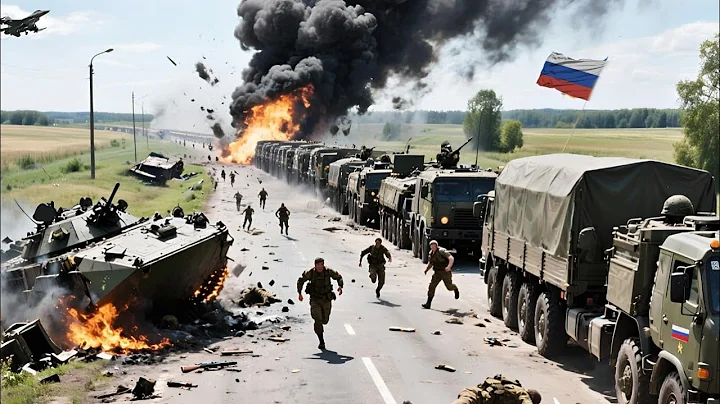 War today, August 31st! A Russian rebel convoy tried to enter Ukraine, but look what happened!