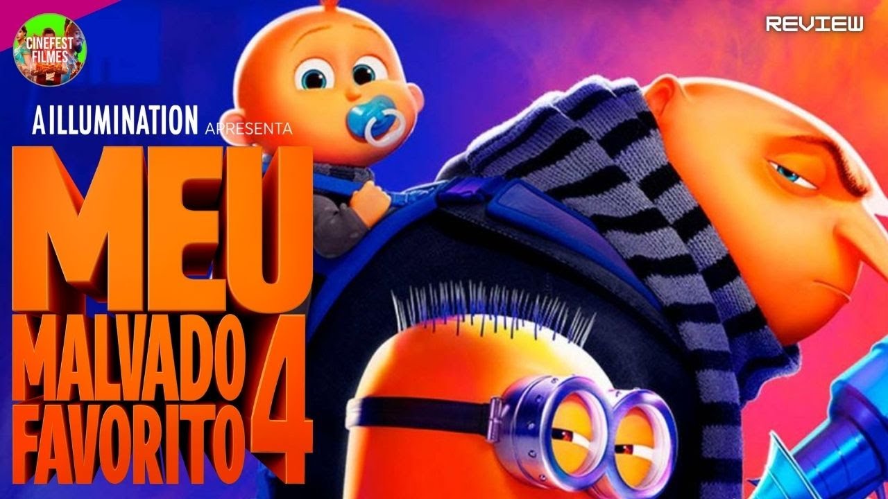 MEU MALVADO FAVORITO 4 2024 FILME REVIEW COMPLETO Despicable Me 4 MOVIE ...