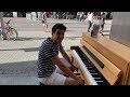 Yann Tiersen - Comptine D&#39;un Autre Été Variations Street Piano Performance Karlsruhe