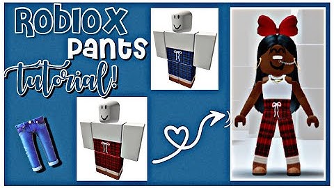 How to Make Simple Pants on Pixlr E - Roblox Beginners Guide EASY