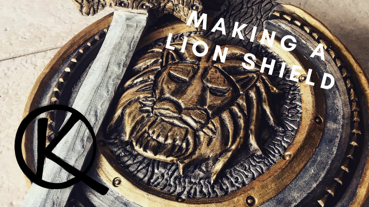 Making A Lion Shield