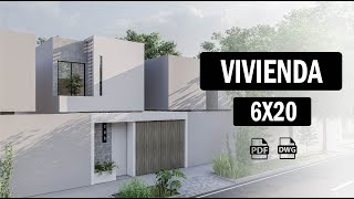 DISEÑO DE VIVIENDA 6X20