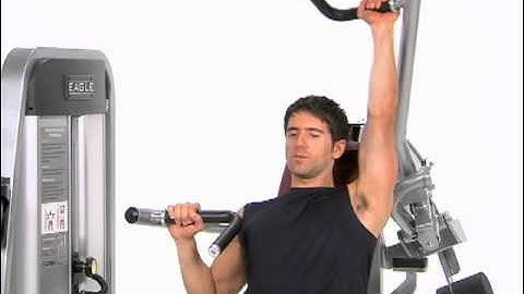 Alternating, User Defined Shoulder Press - Cybex Eagle Shoulder Press