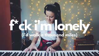 Lauv (ft. Anne Marie) - f*ck i'm lonely (i'd walk a thousand miles) | keudae piano cover