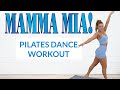 Mamma mia pilates dance workout  22 min full body toning workout  no equipment