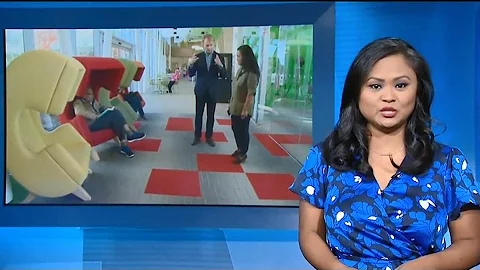 CBC Our Toronto  touring Vaughan Public Libraries' Civic Centre Resource Library