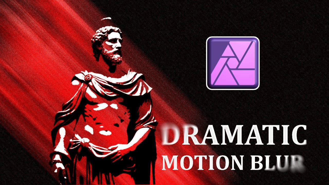 Dramatic Motion Graphics How to Create a Dramatic Motion Blur Effect in Affinity Photo - YouTube