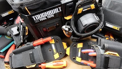 ToughBuilt Tool Tote with Clip Tech: Let Barbie help you accessorize your tool carry options!