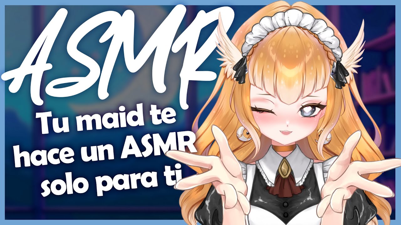 ASMR ROLEPLAY ♥ Tu maid te hace un ASMR solo parati [3DIO]