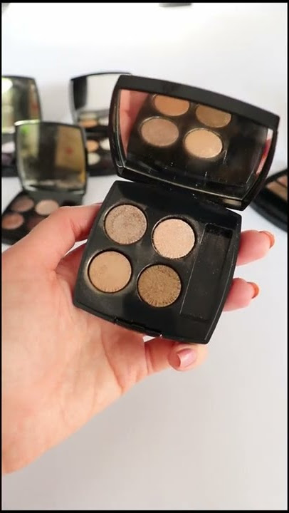 CHANEL EYESHADOWS ARE THE WORST I BOUGHT THE NEW CHANEL TWEED QUADS SO  YOU DON'T HAVE TO #shorts 