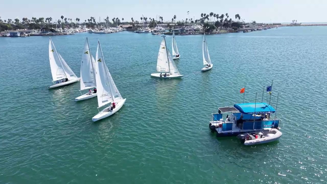 ⁣2026 Saturday Soling Regatta 5   Race 1 start