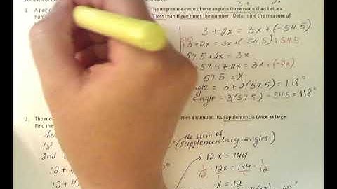 Grade 8 Module 4 Lesson 5: Writing and Solving Linear Equations