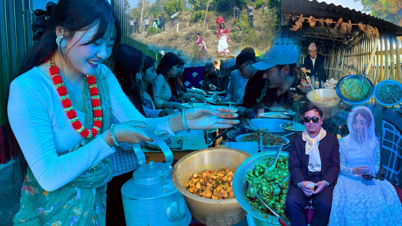 Beautiful Mountain Village Christian Marriage Ceremony | Nepali Village Lifestyle | Bijaya Limbu